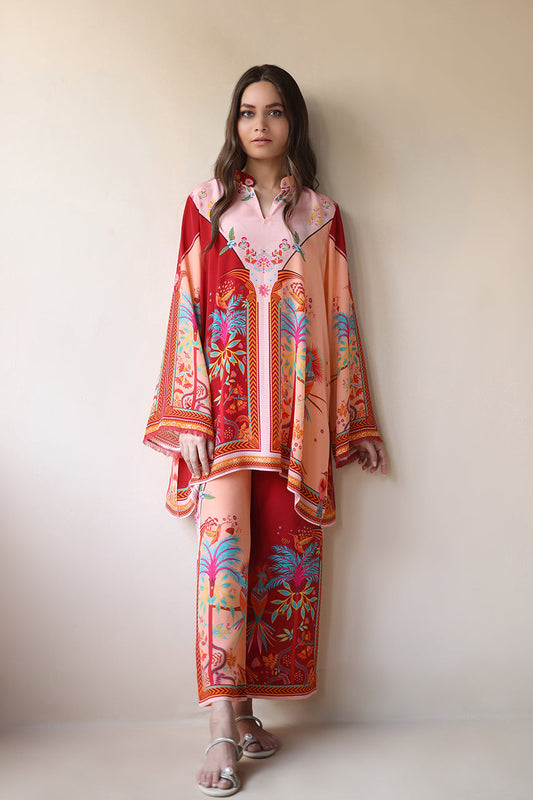 Sunset Mirage – Multicolor Printed Kurta & Pant Co-Ord Set