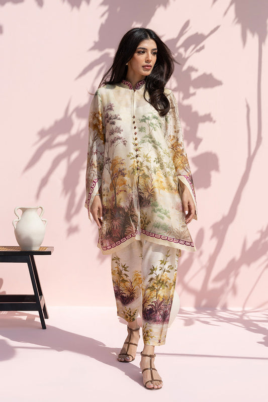 Ethereal Garden – Pastel Scenic Printed Co-Ord Set